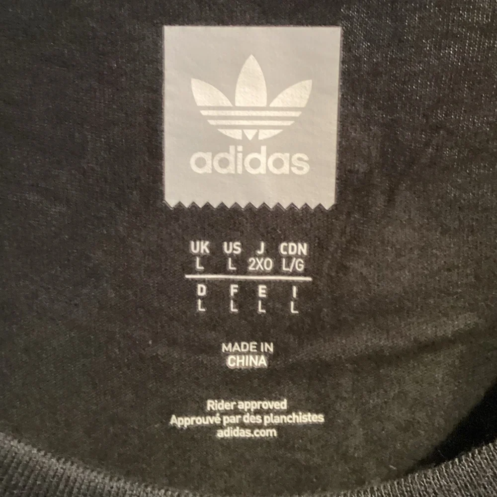 Adidas Skateboarding Solid Blackbird Logo T-Shirt CW2339 Men's Size Large